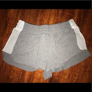 Gray booty shorts